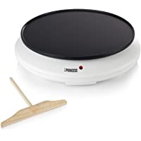 Los mejores  - Princess 492227 Crepera- termostato regulable- 1100 W- 30 cm- revestimiento antiadherente- Blanco